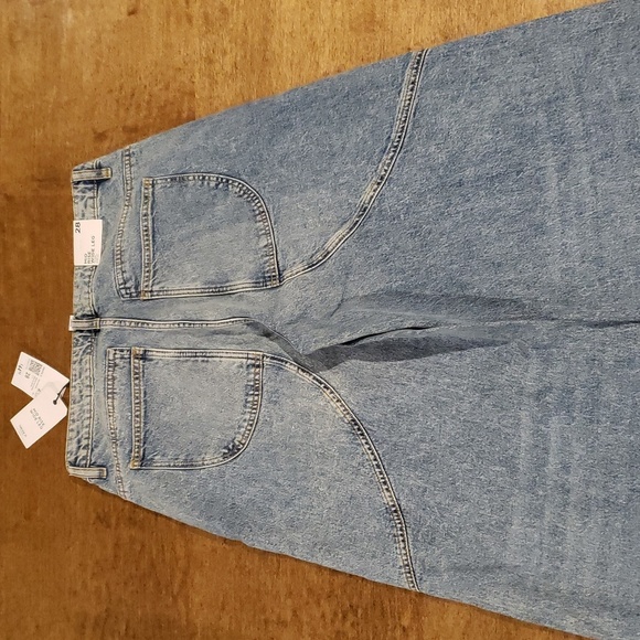 Forever 21 Premium Denim Mid Rise Wide Leg Jeans Size 28 - Picture 10 of 11